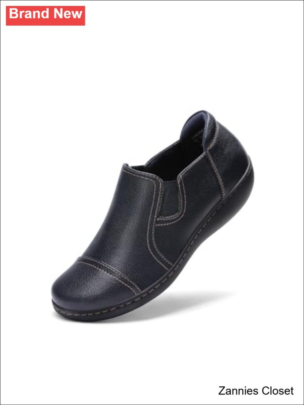 ✨ DREAM PAIRS Women's Loafers Comfort Arch Support Work Shoes Faux Leather
